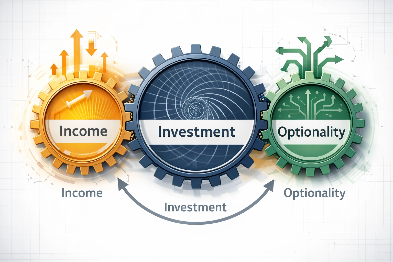The 3 Engines of Wealth: Income, Investment, and Optionality