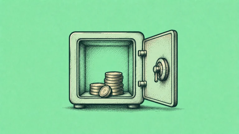 Open vault door with accessible coins inside — illustrating how no-penalty CDs offer CD-level yield without locking your money away